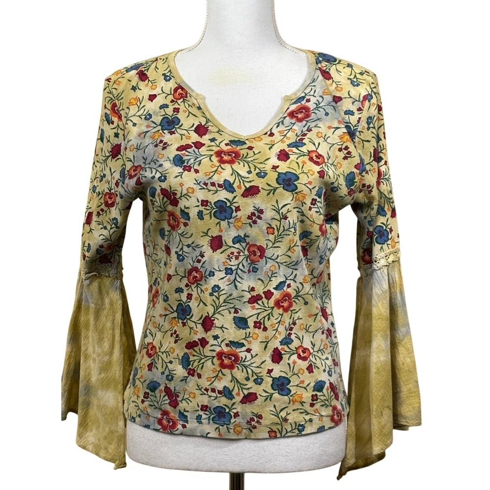 xcit moda floral top, vintage, cottagecore, prairie, bohemian, Y2K, romantic